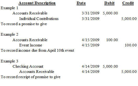 Non Profit Accounting Chart Of Accounts