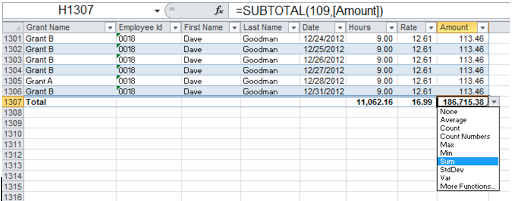 Microsoft Excel Table Tips for Managing Lists | Nonprofit Accounting Basics